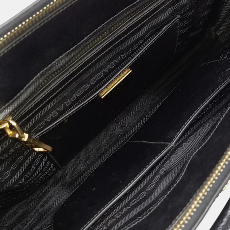 Pre Owned Prada Saffiano Lux Tote/Crossbody Bag
