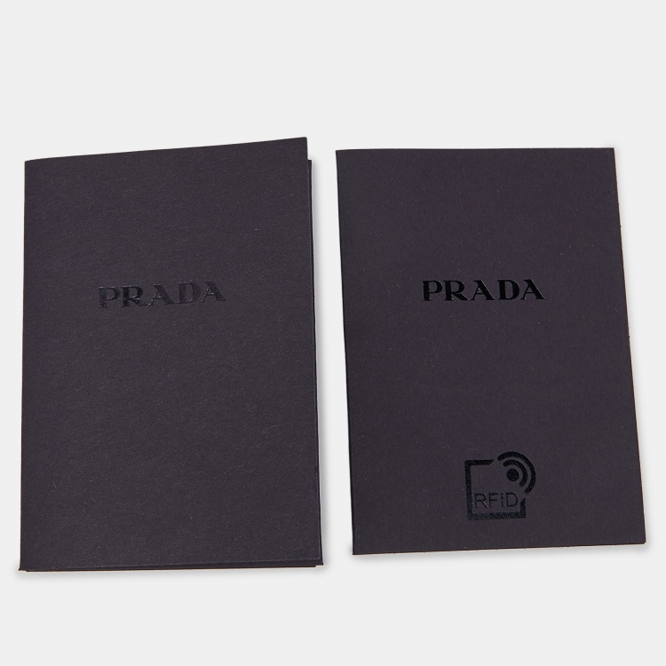 Pre Owned Prada Off White Leather Arqué Hobo