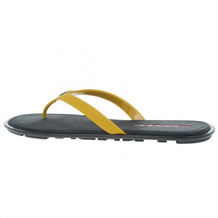 prada rubber flip flops