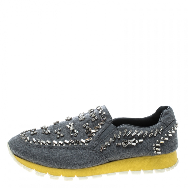 prada jeweled shoes