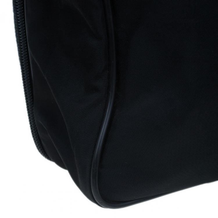 Pre Owned Prada Black Nylon Briefcase