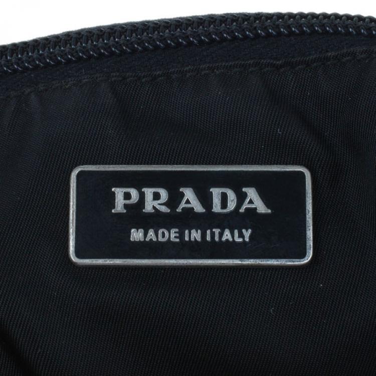 Pre Owned Prada Black Nylon Briefcase