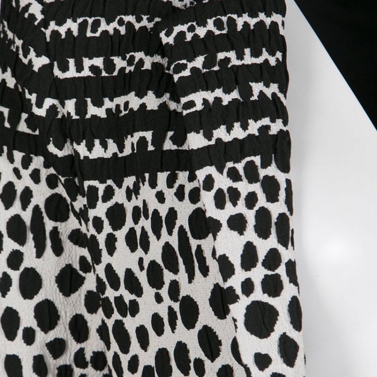 Pre Owned Preen by Thornton Bregazzi Monochrome Dalmatin Spot Jacquard Colby Jacket S