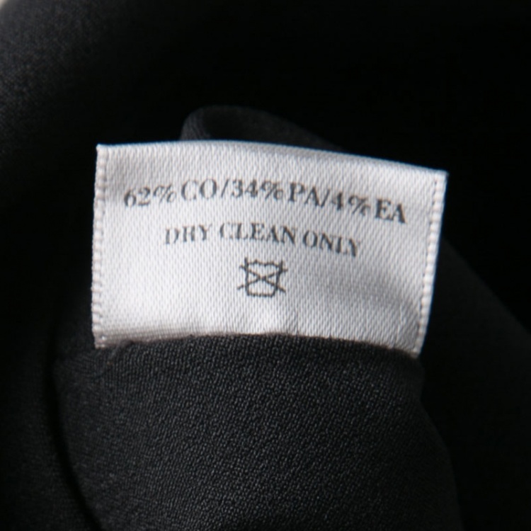 Pre Owned Preen by Thornton Bregazzi Black Ted Crop Top S