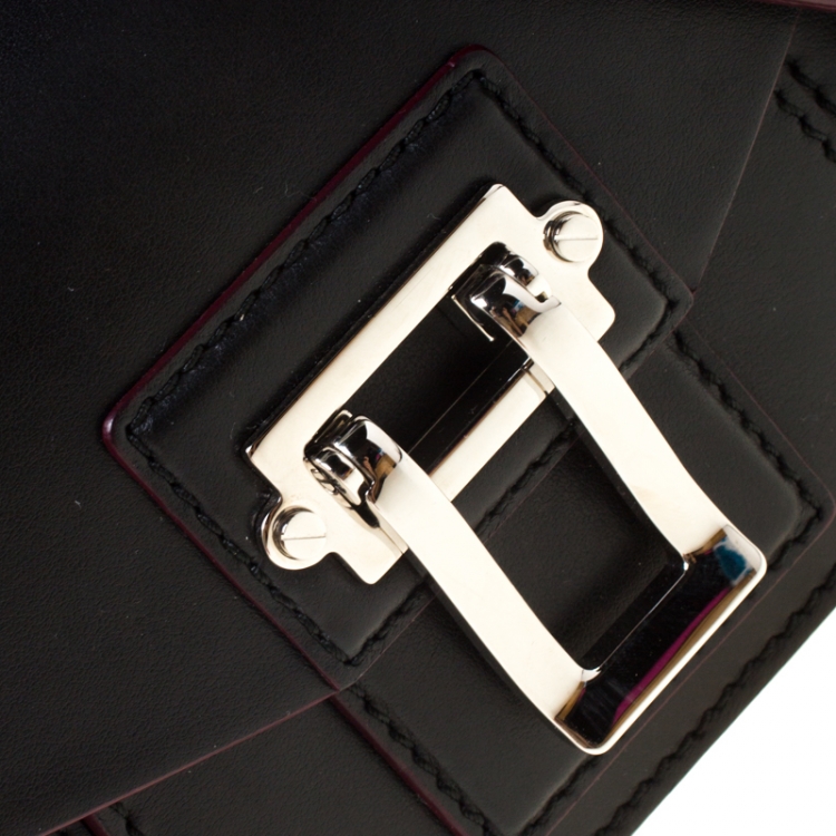 مملوكة مسبقًا Proenza Black Leather Mini PS1 Mini Indigo Crossbody Bag