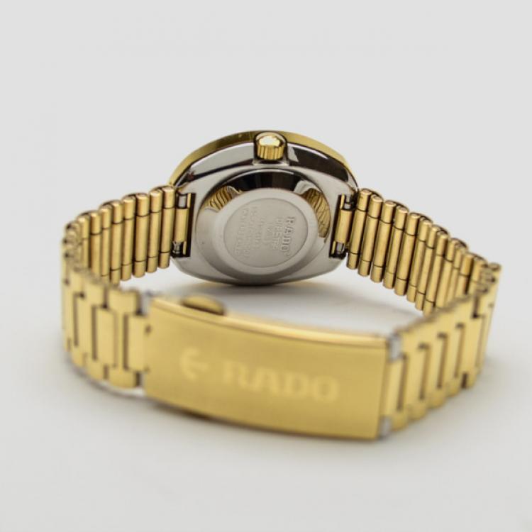 Pre Owned Rado Diastar Stainless Steel Diamond Ladies Wristwatch 35 MM