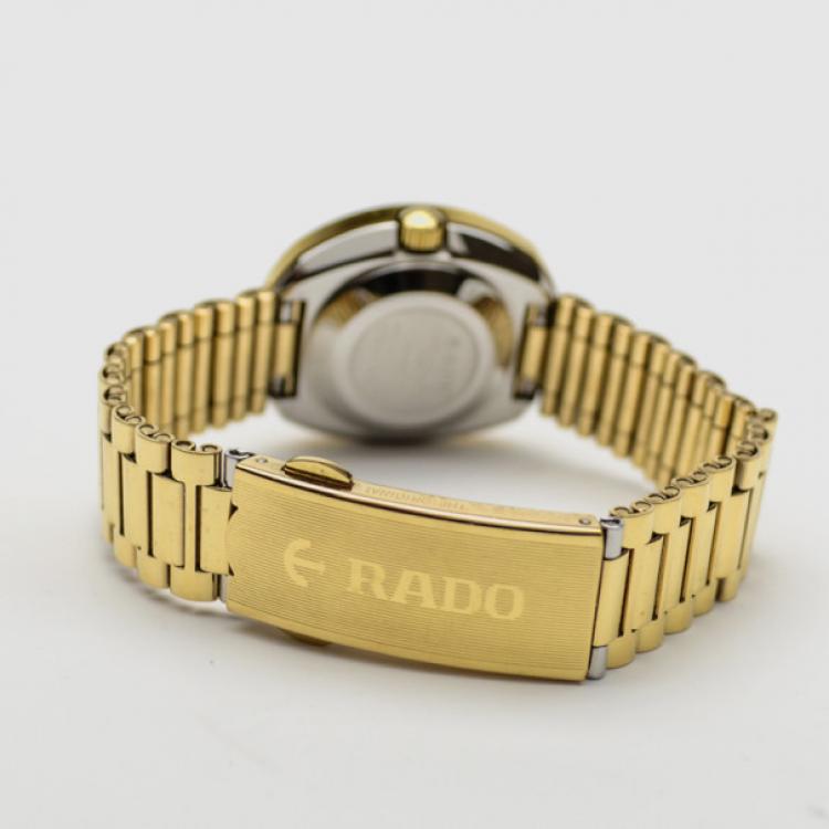 Pre Owned Rado Diastar Stainless Steel Diamond Ladies Wristwatch 35 MM