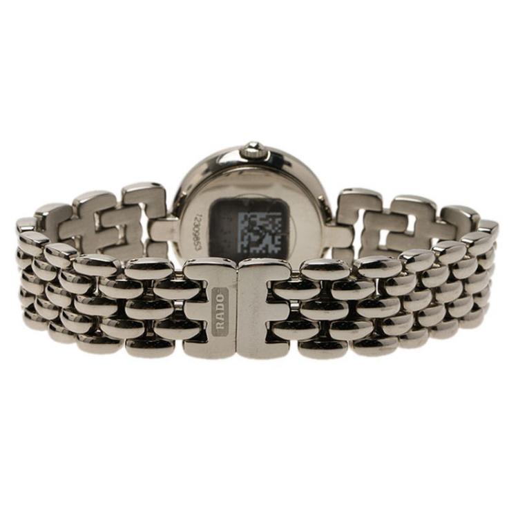 Pre Owned Rado Silver Stainless Steel Florence Women's Wristwatch 23 mm