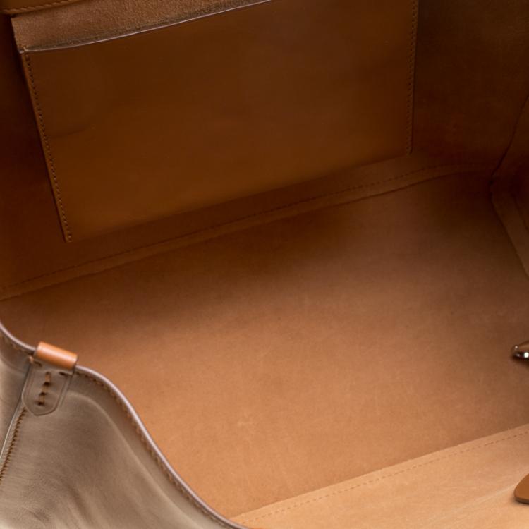 Pre Owned Ralph Lauren Brown Leather Classic Tote