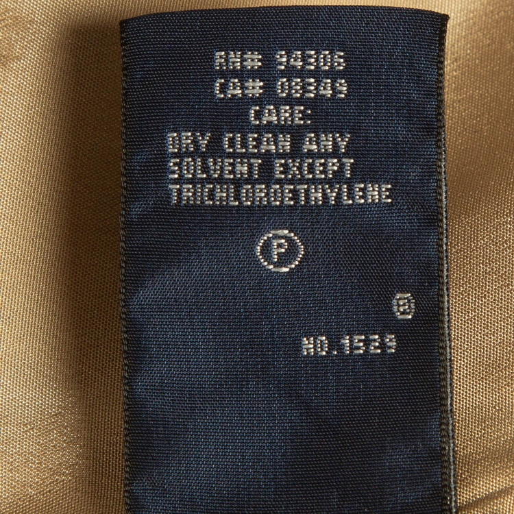 مملوكة مسبقًا Ralph Lauren Beige Wool Single Breasted Blazer M
