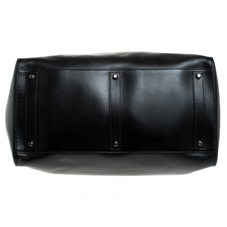 Pre Owned Ralph Lauren Black Leather Ricky Suitcase