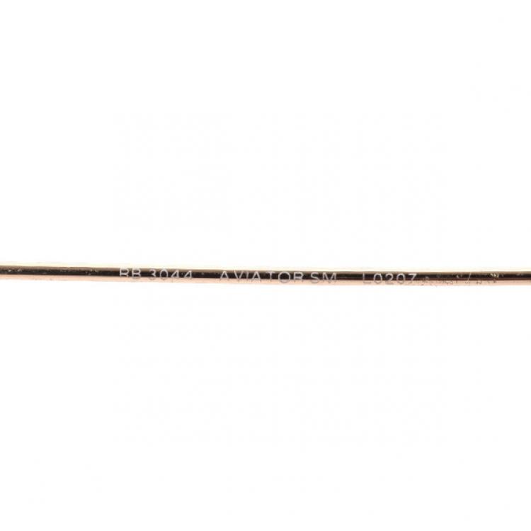 Pre Owned Ray Ban Gold Rimmed Large 42 Aviators