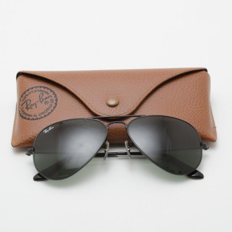 Pre Owned Ray Ban Aviators Large Metal