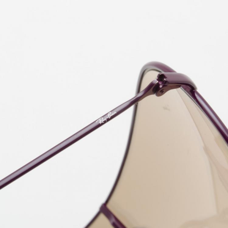 Pre Owned Ray Ban Highstreet Small Aviator Sunglasses