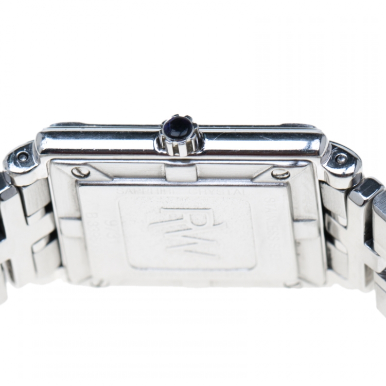Pre Owned Raymond Weil Mother of Pearl Stainless Steel Diamonds Parsifal  9731 Women's Wristwatch 22 mm