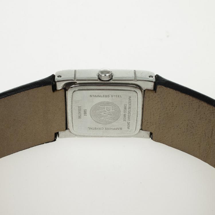 Pre Owned Raymond Weil Tema Stainless Steel Quartz Womens Wristwatch 20 MM