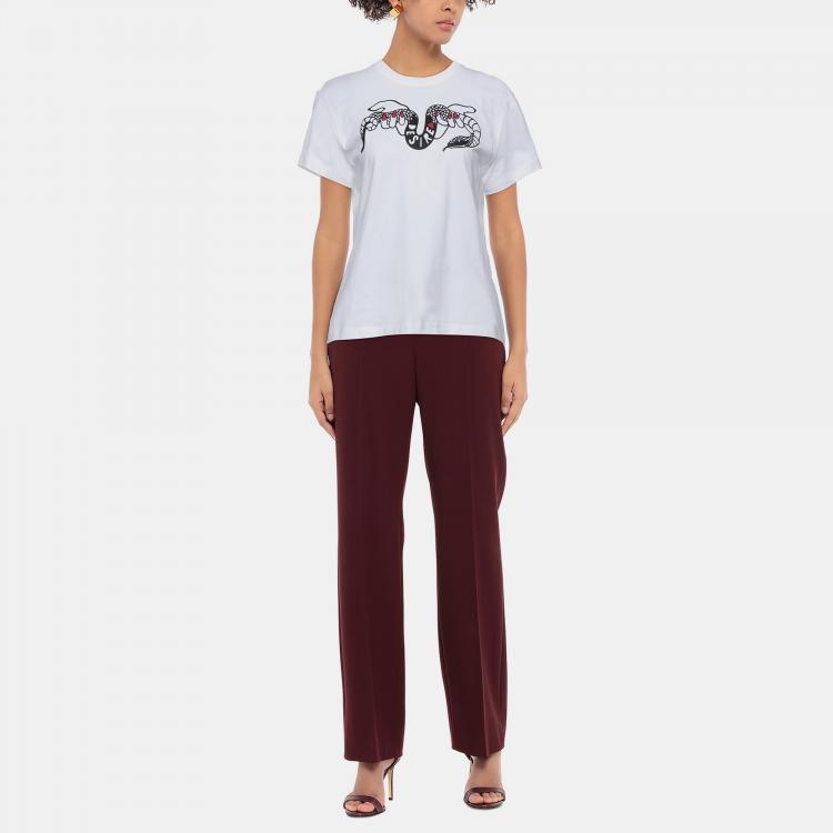 Pre Owned Red Valentino Cotton T-shirt S
