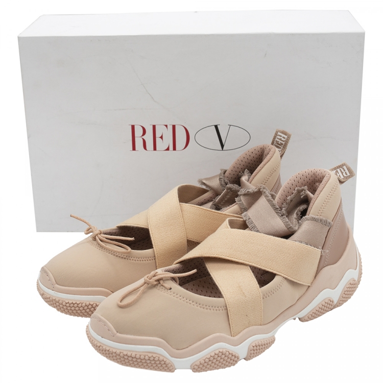 red valentino ballet sneakers