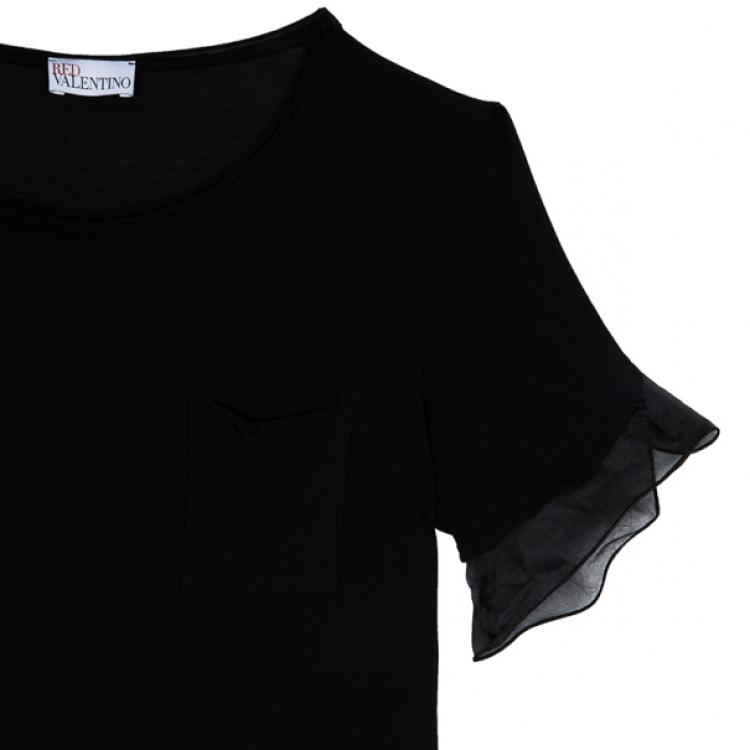 Pre Owned Red Valentino Ruffle Top M