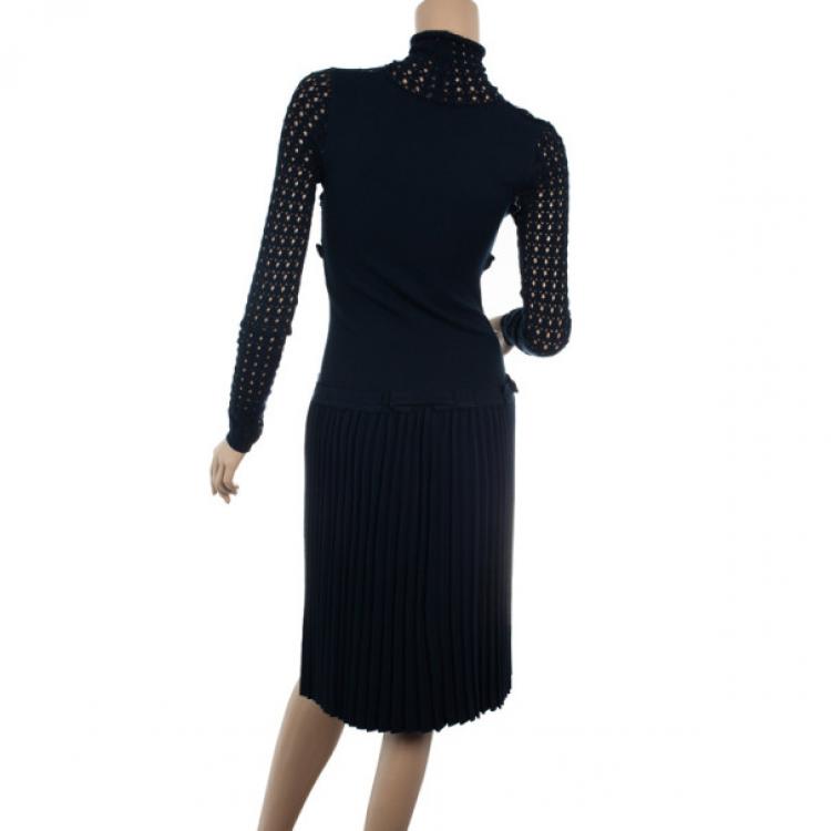 Pre Owned RED Valentino Mixed Knit Dress L