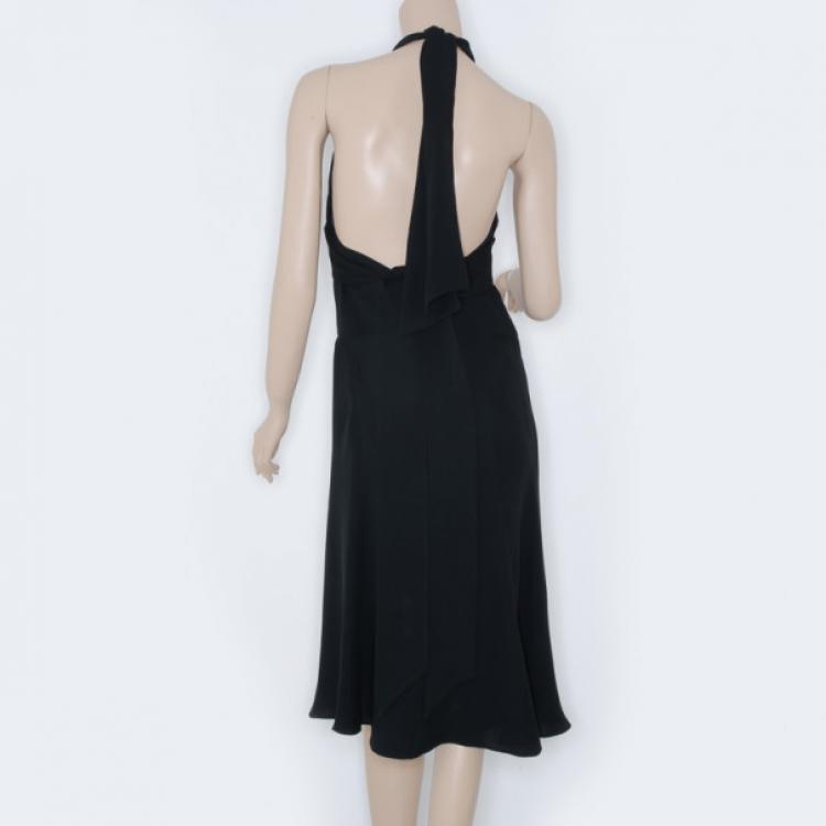 Pre Owned RED Valentino Black Halter Dress 