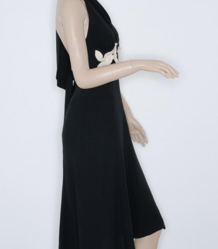 Pre Owned RED Valentino Black Halter Dress 