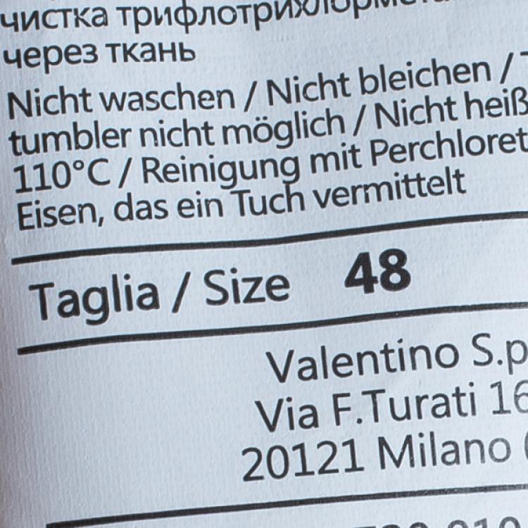 Pre Owned RED Valentino Beige Ruffle Tulle Dress L