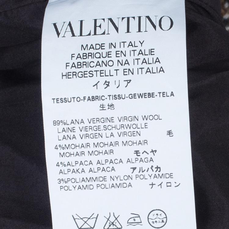 Pre Owned RED Valentino Brown Tweed Short Jacket M