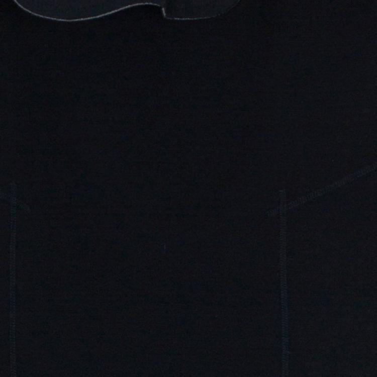 Pre Owned RED Valentino Black Ruffle Sheath Dress M