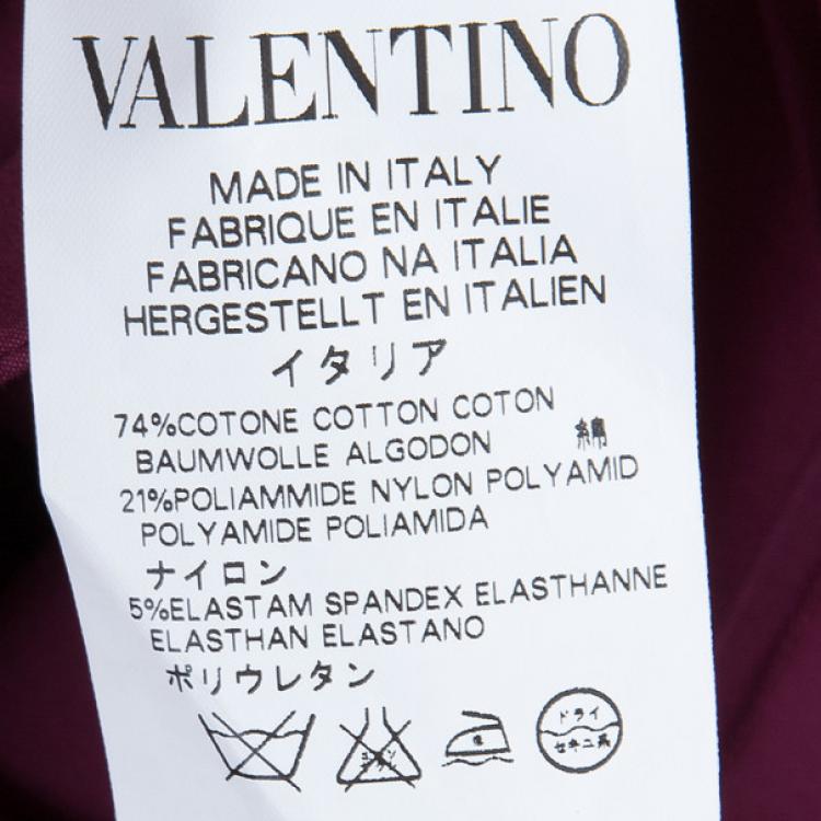 Pre Owned Red Valentino Fuschia Short Sleeve Shirt M