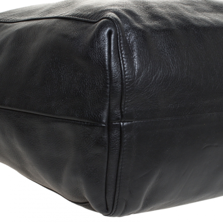 Pre Owned RED Valentino Black Leather Tote