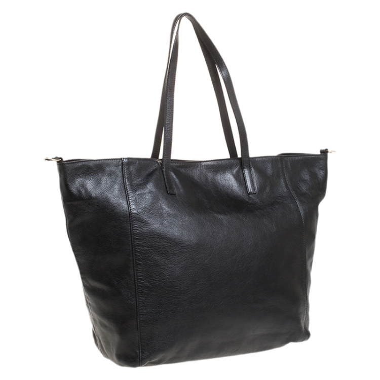 Pre Owned RED Valentino Black Leather Tote