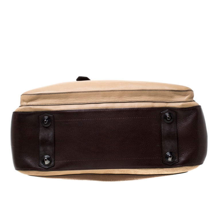 Pre Owned Reed Krakoff Multicolor Leather Gator Boxer II Duffle Bag