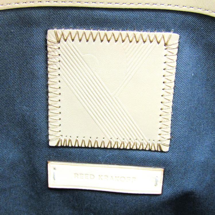 Pre Owned Reed Krakoff Multicolor Leather Gator Boxer II Duffle Bag