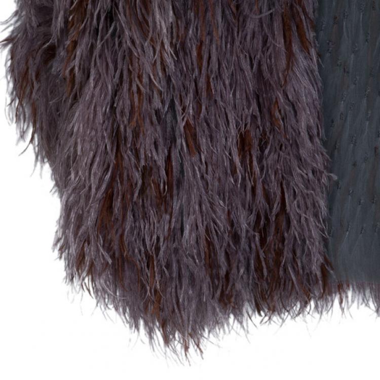 Pre Owned Reem Acra Luxe Fur Stole L
