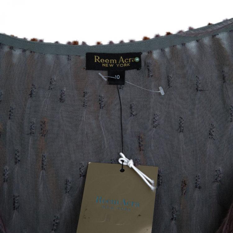 Pre Owned Reem Acra Luxe Fur Stole L