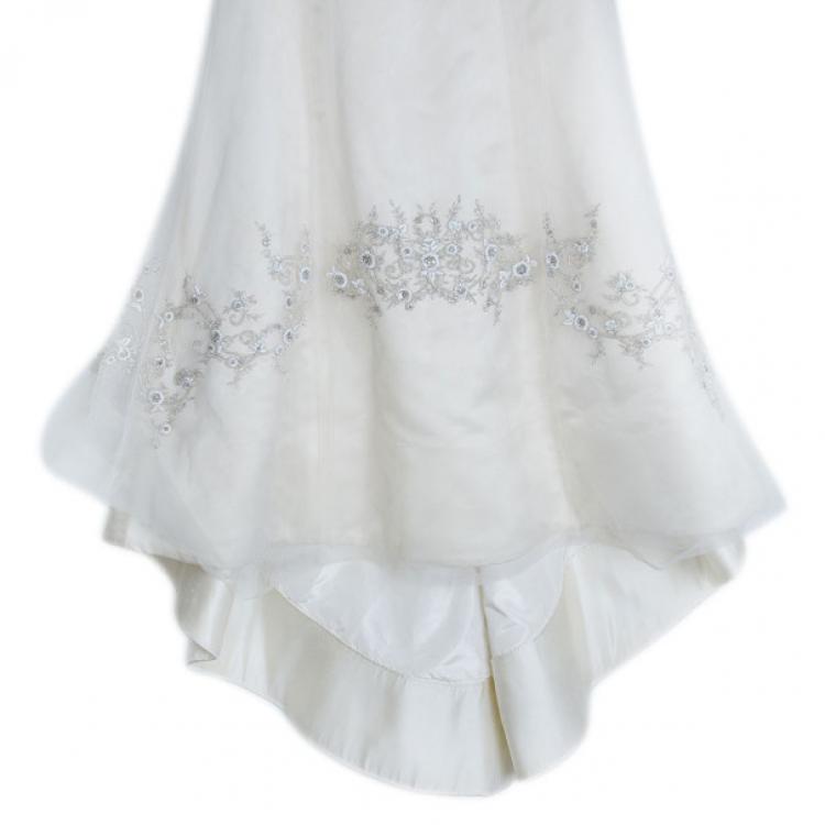 Pre Owned Reem Acra Gown Like No Other Wedding Dress M