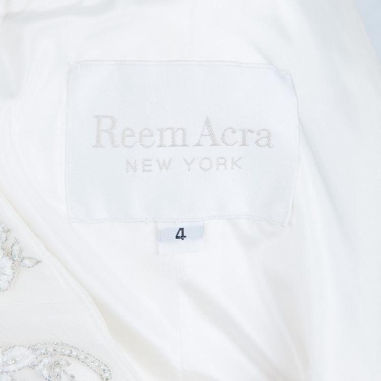 Pre Owned Reem Acra Gown Like No Other Wedding Dress M