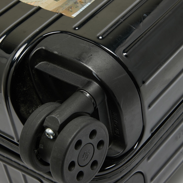 Pre Owned Rimowa Black Polycarbonate Essential Cabin Luggage 45