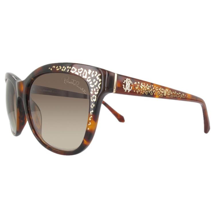 Pre Owned Roberto Cavalli Dark Havana/Brown RC991S Wayfarer Sunglasses