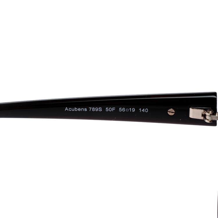 Pre Owned Roberto Cavalli Brown 789S Mirror Acubens Cat Eye Sunglasses