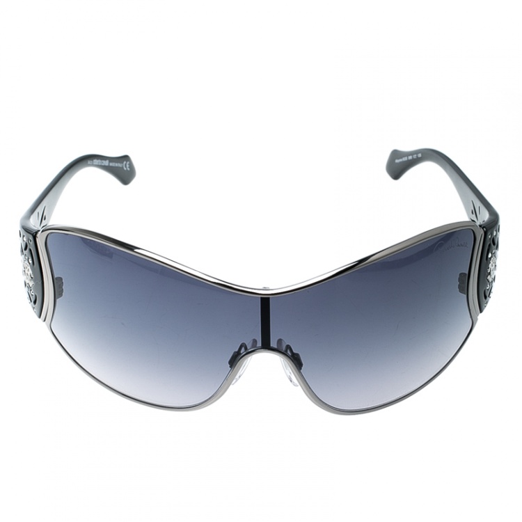 Pre Owned Roberto Cavalli Grey/Black Gradient 803S Alcyone Sunglasses