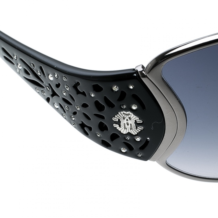 Pre Owned Roberto Cavalli Grey/Black Gradient 803S Alcyone Sunglasses