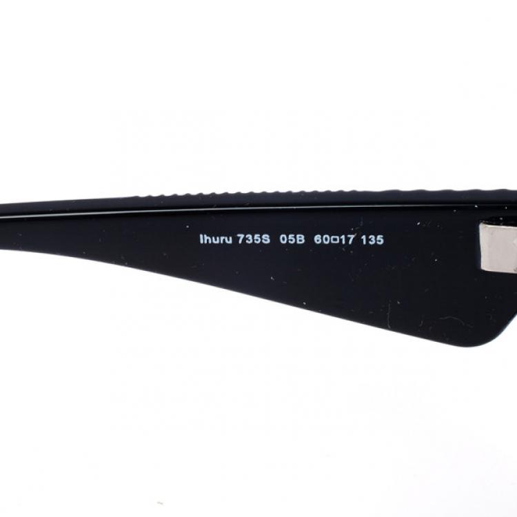 Pre Owned Roberto Cavalli Black &amp; Blue Oval Ihuru Womens Sunglasses