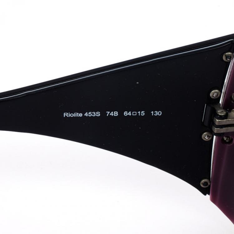 Pre Owned Roberto Cavalli Viollet Riolite Womens Sunglasses