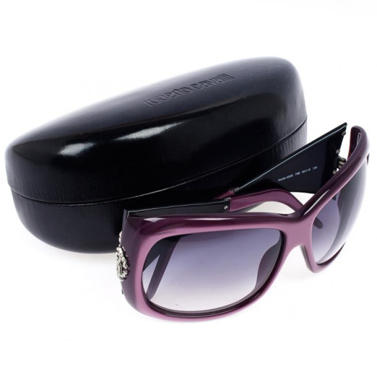 Pre Owned Roberto Cavalli Viollet Riolite Womens Sunglasses