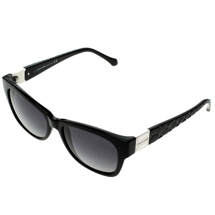 Pre Owned Roberto Cavalli Black Acamar 785S Polarized Sunglasses