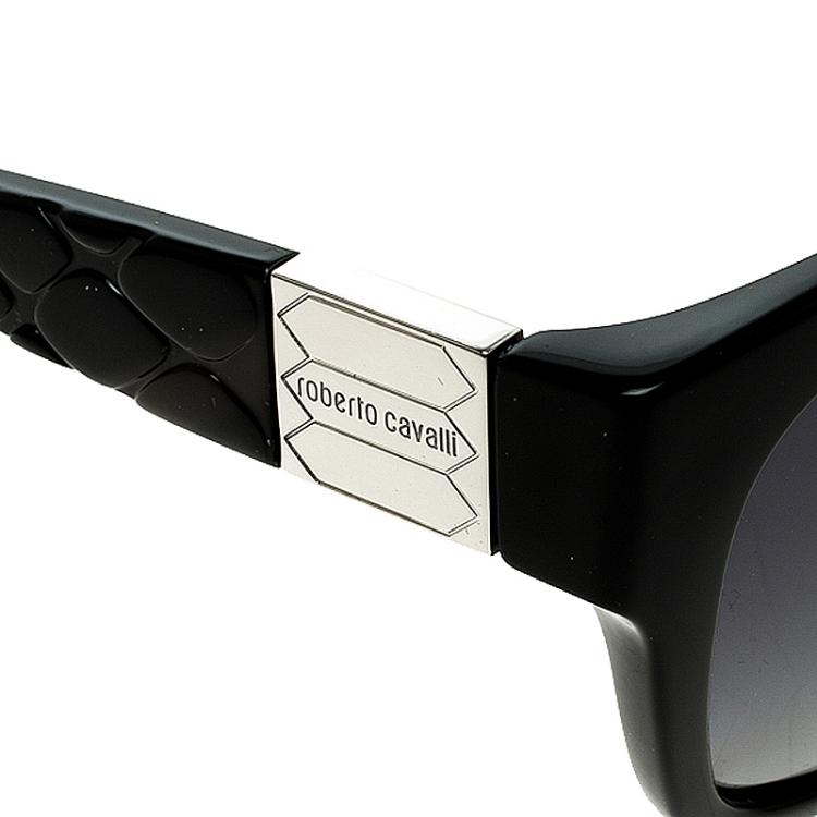 Pre Owned Roberto Cavalli Black Acamar 785S Polarized Sunglasses