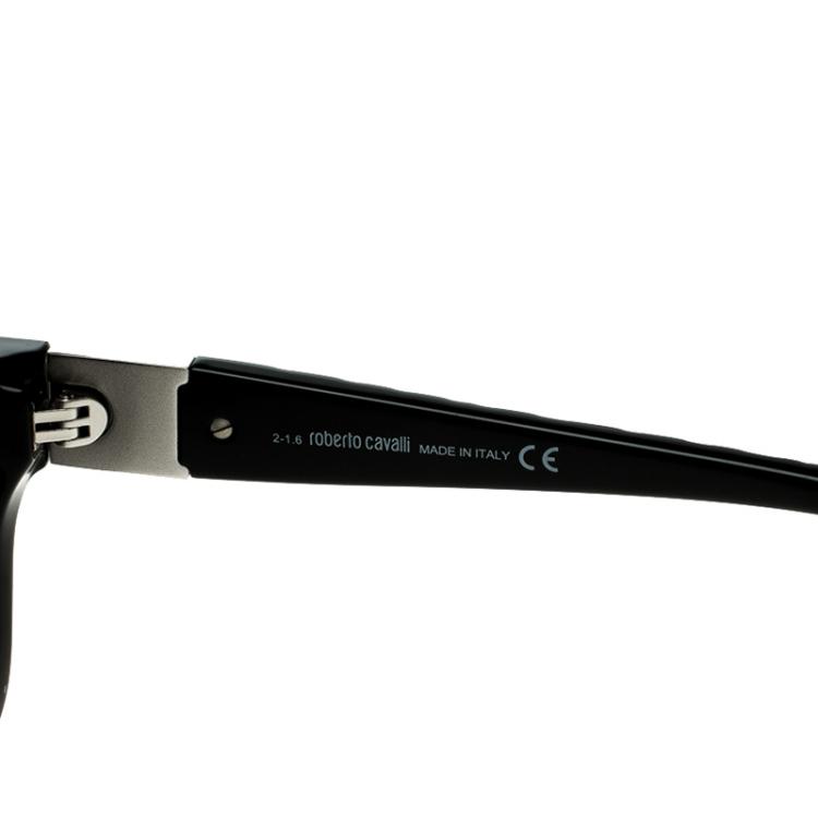 Pre Owned Roberto Cavalli Black Acamar 785S Polarized Sunglasses