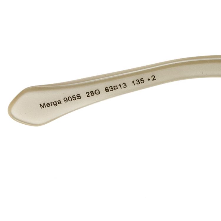 Pre Owned Roberto Cavalli Gold Merga 905S Reflective Aviator Sunglasses